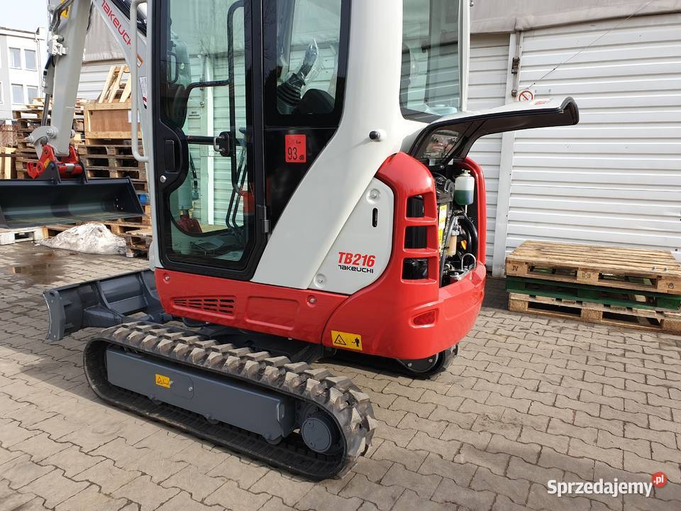 Minikoparka Takeuchi TB216 18 tony NOWA wersja Motoryzacja