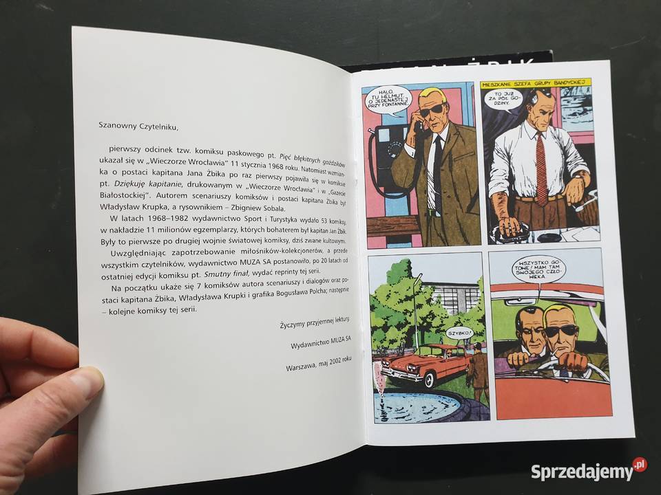 Kapitan Żbik 4 komiksy wydawnictwo Muza Polskie Gdynia