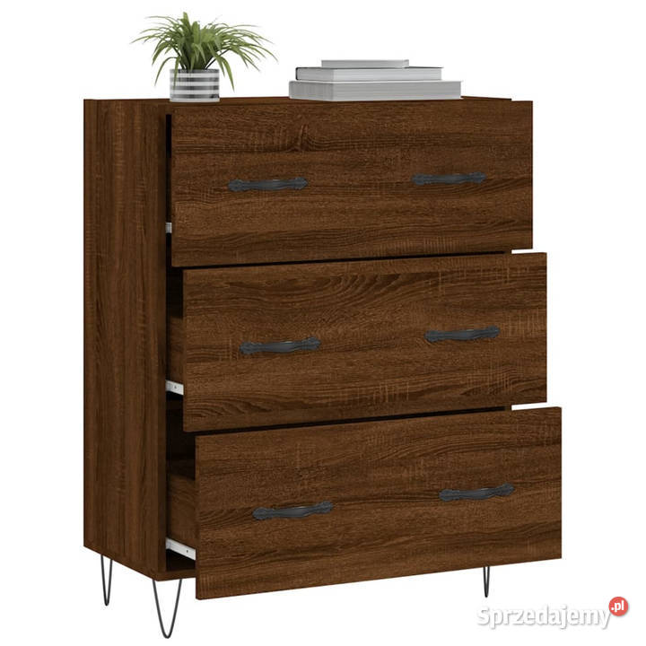 Szafka brązowy dąb 695x34x90 materiał Warszawa