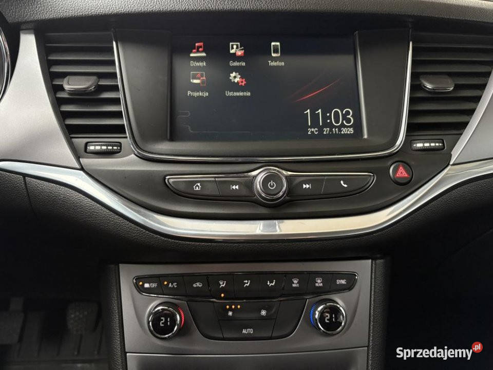 Opel Astra 2016r Salon Polska Historia Serwisowa Warszawa