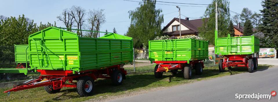 Przyczepa rolnicza dwuosiowa wywrotka 6 ton mazowieckie Warka