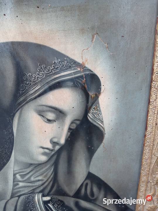 Świety obraz oleodruk małopolskie Gdów sprzedam