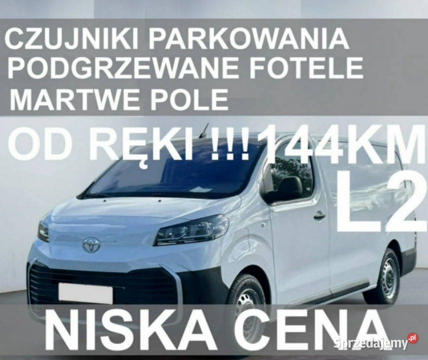 Toyota ProAce 3os L2 144 Czujniki park Martwe