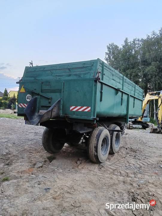 Przyczepa rolnicza tandem skorupa wywrotka Polanka Wielka