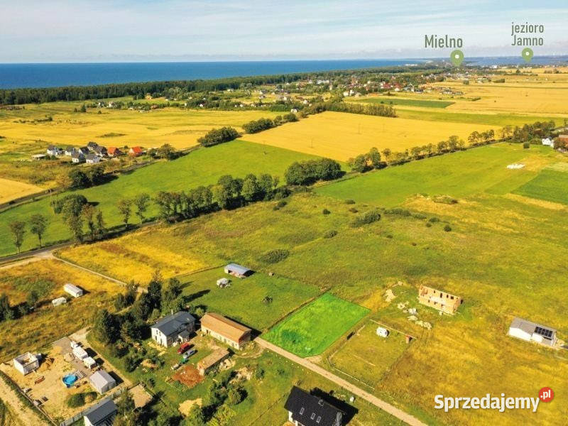 Działka budowlana morzem Mielenko 839m2 Niegoszcz