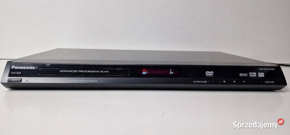 Panasonic CD DVD odtwarzacz DVD S 29 DVDS29 DVD i Blu-ray Międzychód