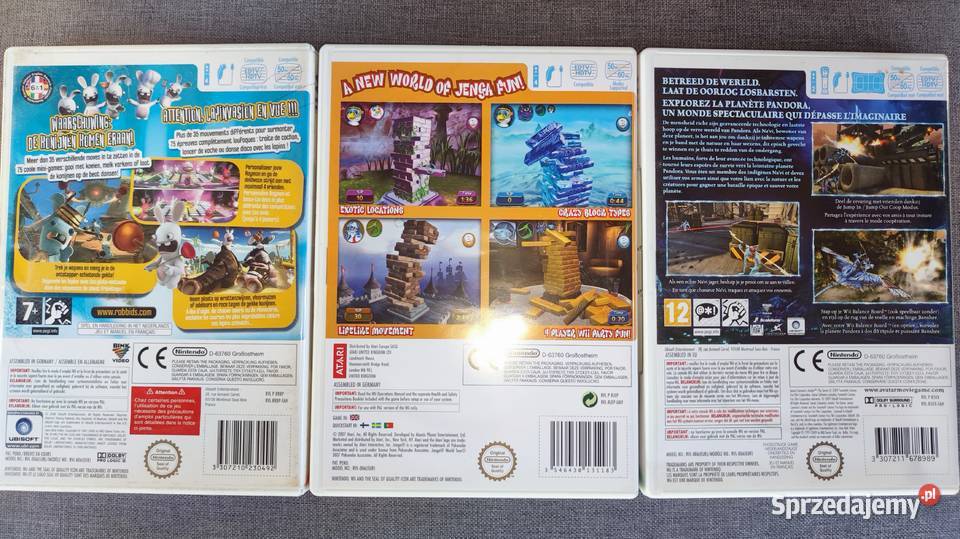 Nintendo Wii Sprzedam trzy gry w kompleci Gdańsk
