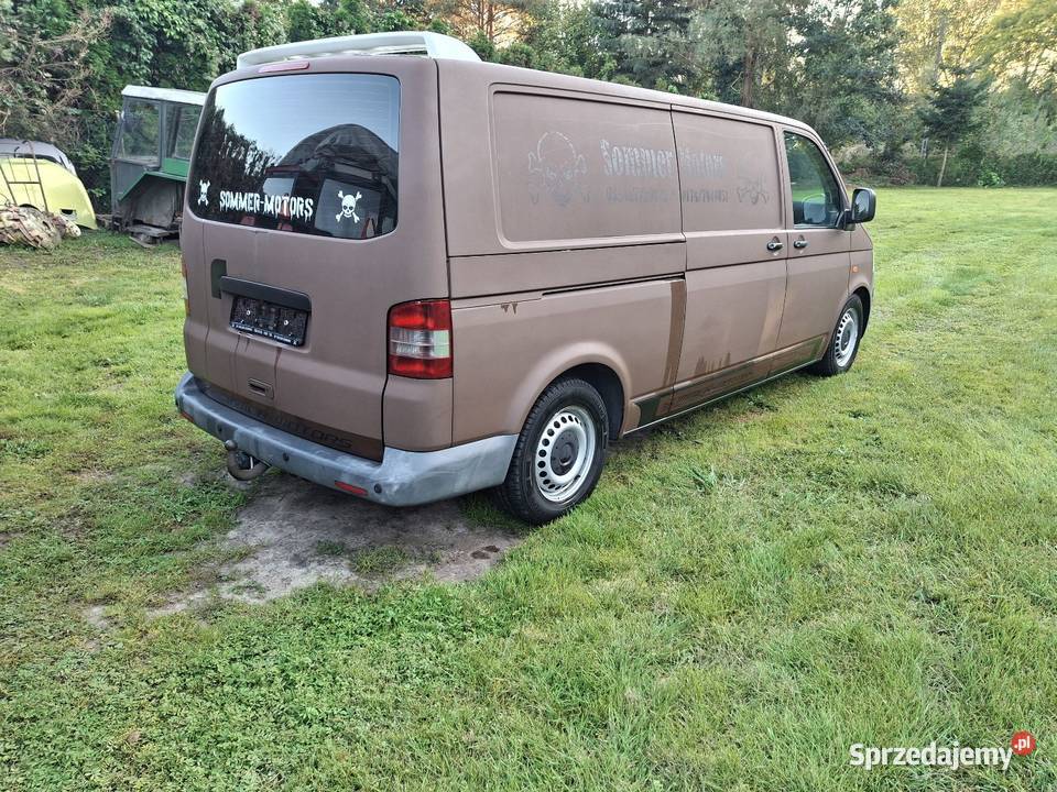 Vw Transporter T5 25 tdi 172 long klima vebasto Szczecin