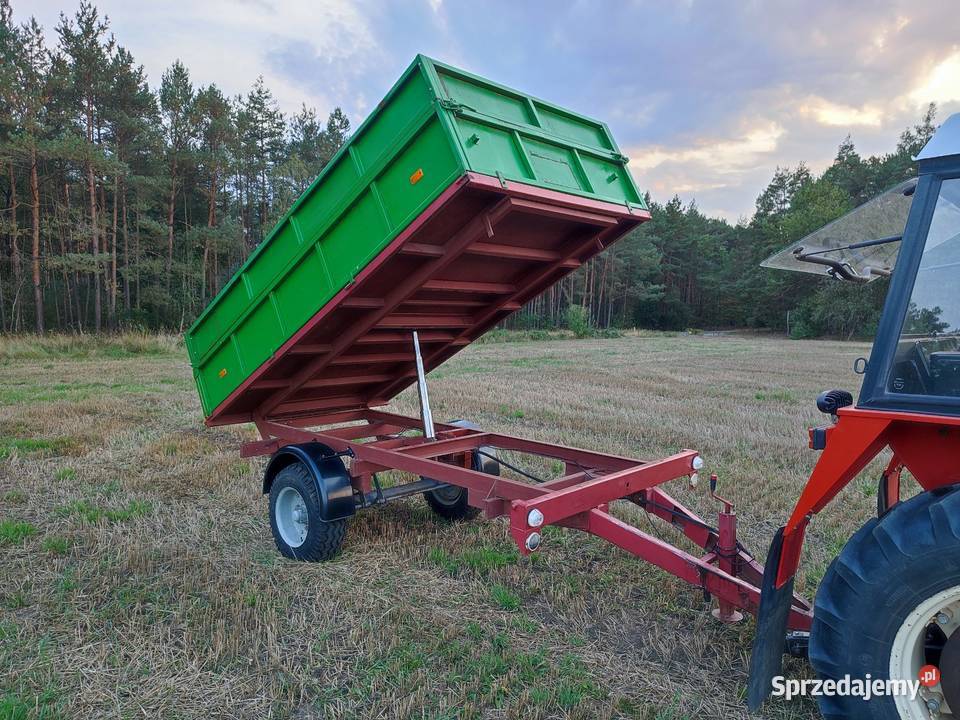 Przyczepa rolnicza jednoosiowa wywrotka Głowno sprzedam