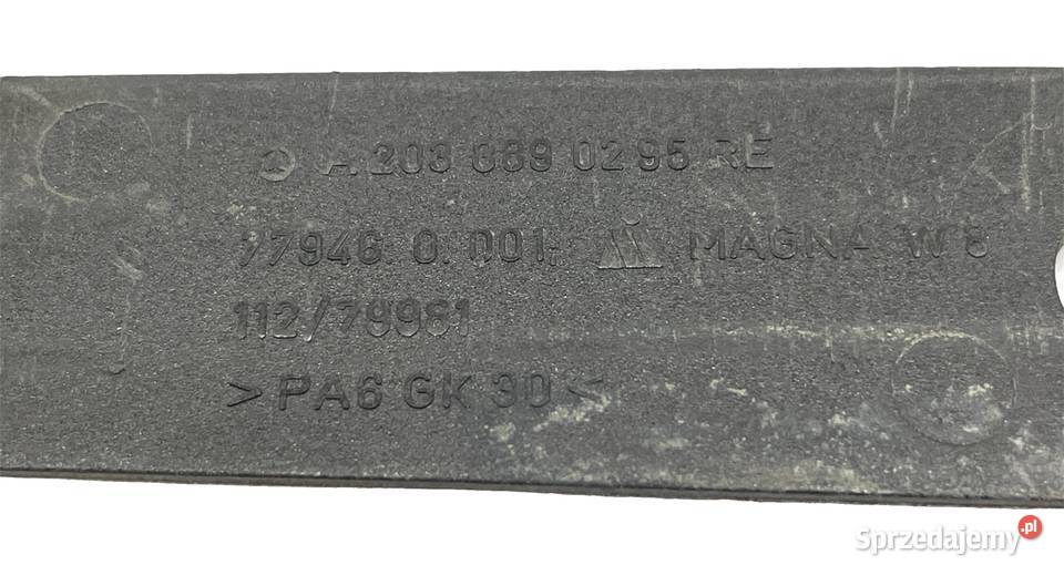 Ślizg zderzaka mocowanie Mercedes W209 CLK Kraków