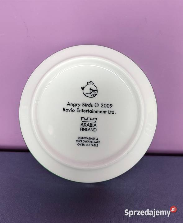 ANGRY BIRDS miska Arabia Finland sygnatura