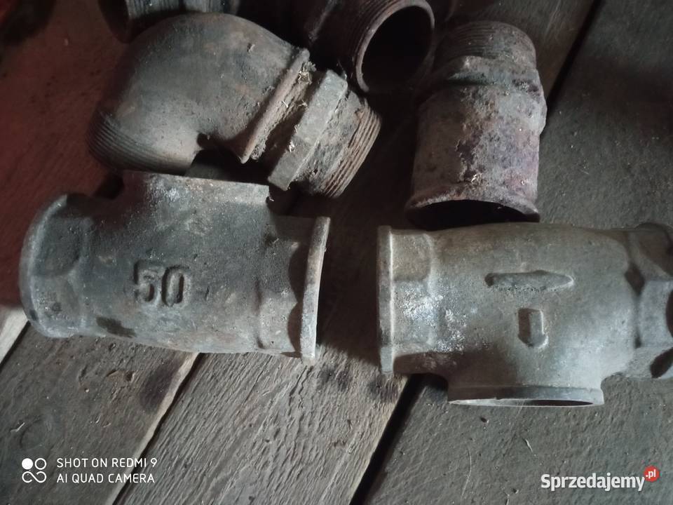 Trójnik stalowy 50 mm z gwintem wewnętrznym i mazowieckie Sypniewo