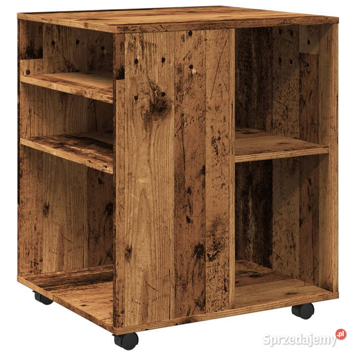 Szafka na kółkach stare drewno 60x53x72 WM856658 Warszawa