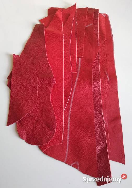 Skóra Licowa Włoska średnie i małe kawałki