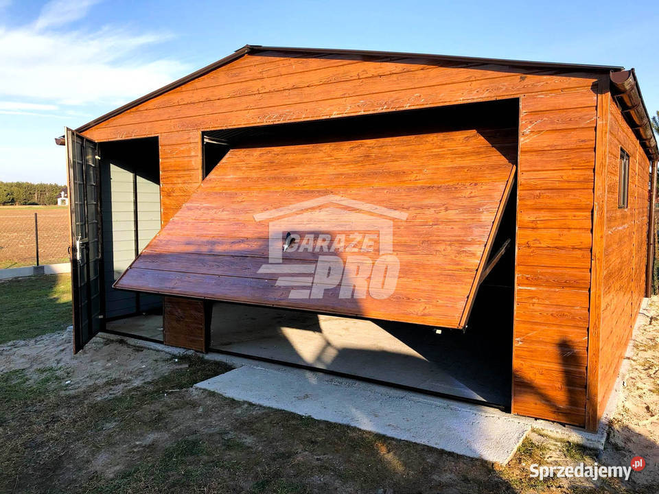 Garaż blaszany 55x6 Brama Drzwi 2x okno Rynny 400zł/m2 Iława