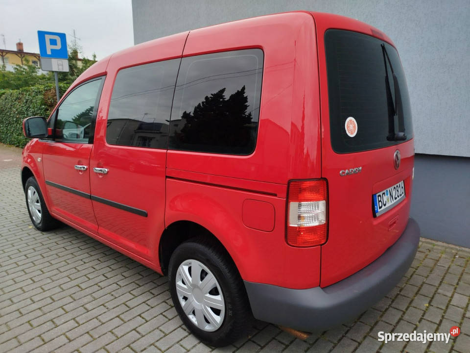 Volkswagen Caddy 2009r KLIMA 7 osobowy 2 L 8V Kombi kujawsko-pomorskie Toruń