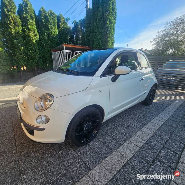 Fiat 500 12b panorama klimatyzacja alufelgi Kutno