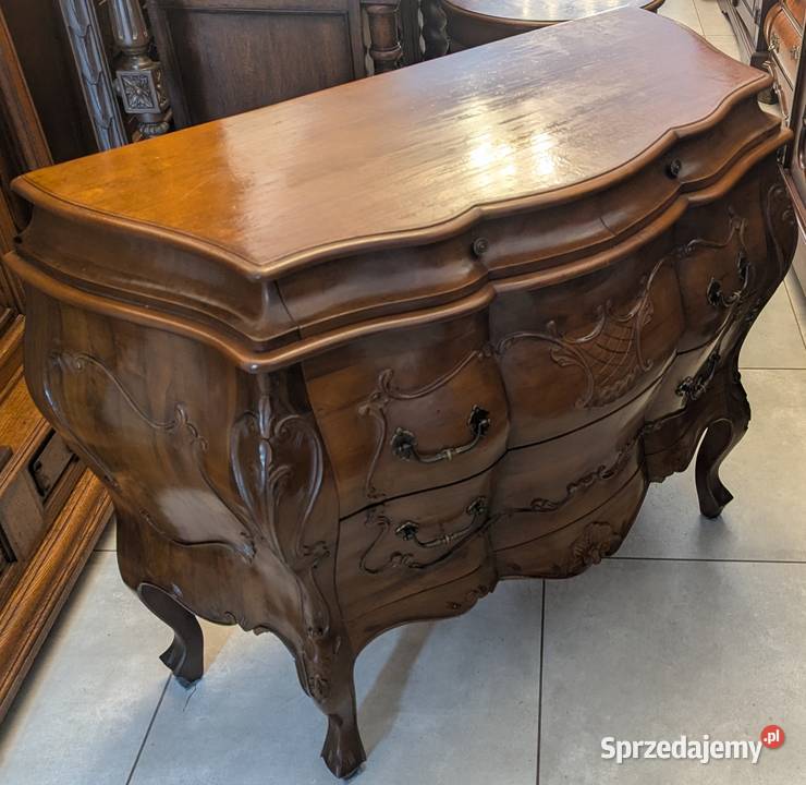 piękna włoska komoda neobarokowa orzech sklep Dąbrowa Górnicza sprzedam