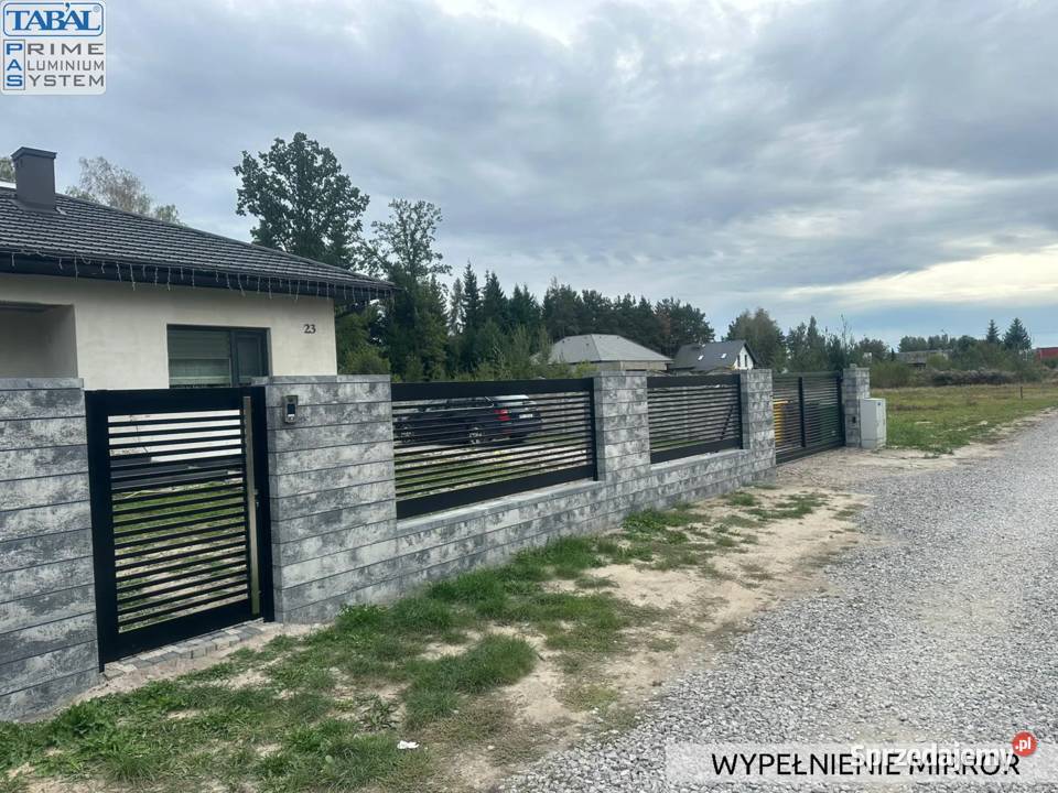 Nowoczesne ogrodzenia ALUMINIUM poziome pionowe metal lubelskie Lublin