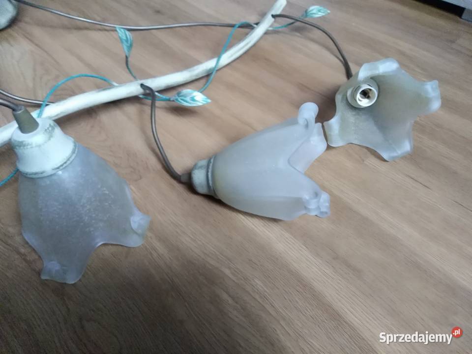 Lampa wisząca sufitowa z motywem kwiatowym Oleśnica sprzedam