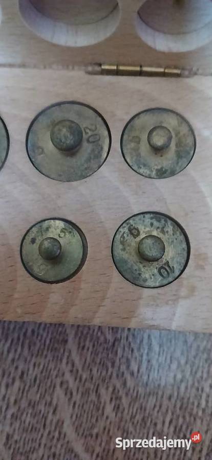 Stare odważniki do wagi Kraków