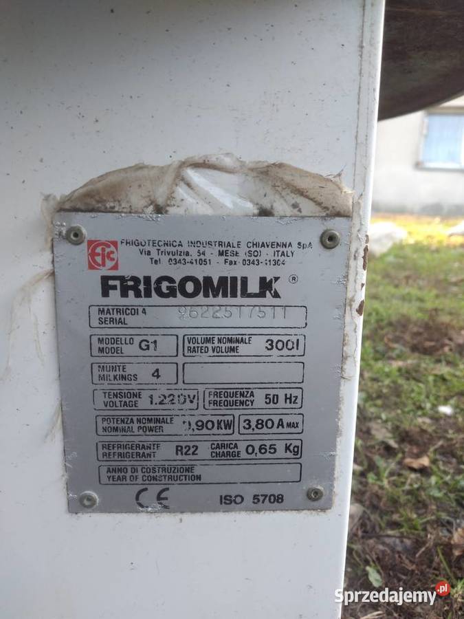 Schładalnik do mleka FRIGOMILK 300L kujawsko-pomorskie