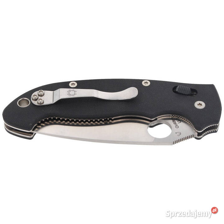 Nóż składany Spyderco Manix 2 XL G10 Black Plain Warszawa