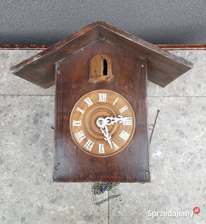 95 Stary zegar kukułka szwarcwald schwarzwald Antyki