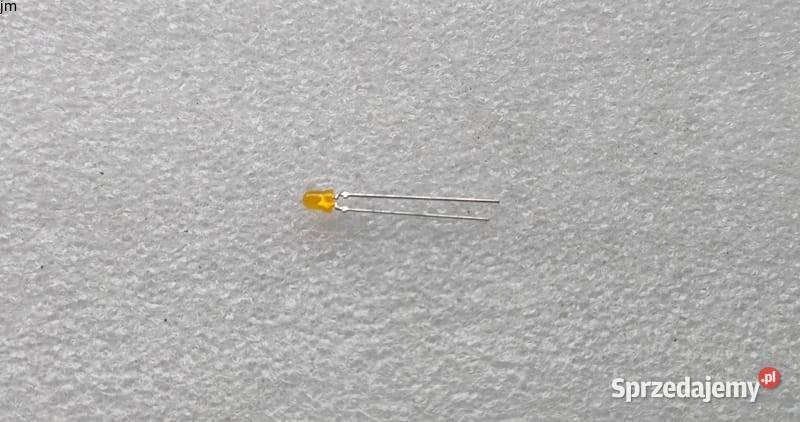 Dioda LED żółta 3mm 12v do lokomotyw wagonów Kraków