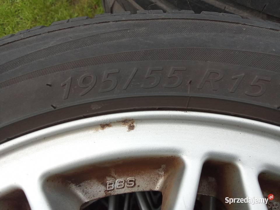 BBS ALUFELGI 15 OPONY 5x100 Volkswagen Skoda Samochodowe Wągrowiec