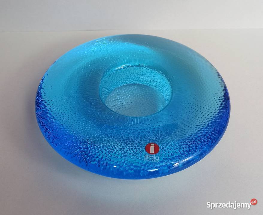 IITTALA Finland świecznik NAPPI light blue na Jasień