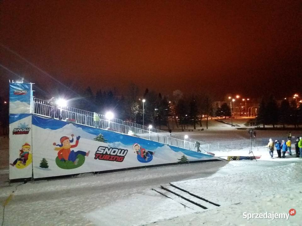 Atrakcja na ferie zimowe snowtubing mobilna Chrzanów