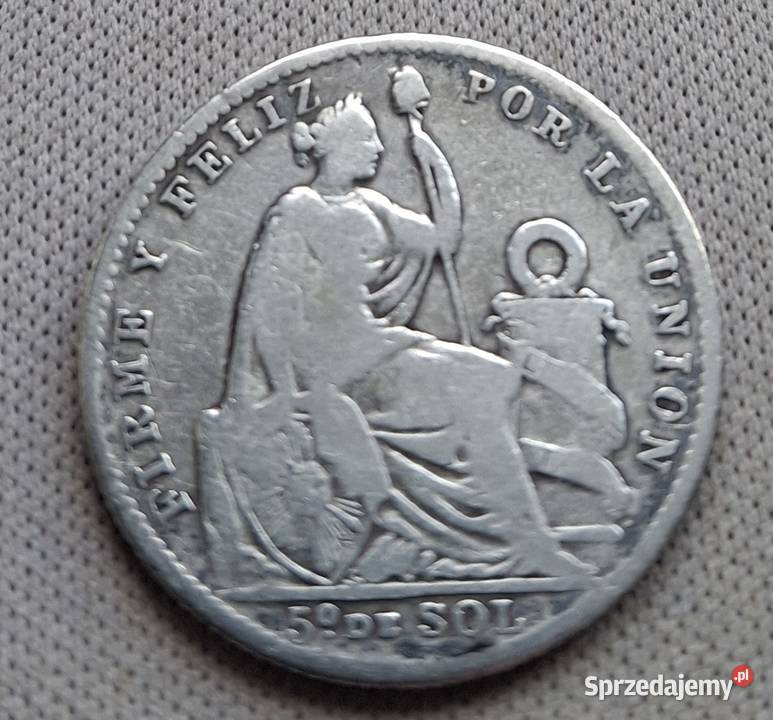 PERU 1901 rJF SREBRO 0900 15 SOL Legionowo