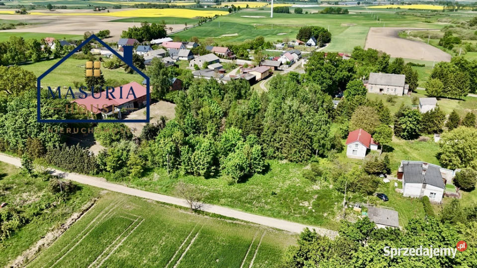 Działka budowlana jeziora Trupel warmińsko-mazurskie