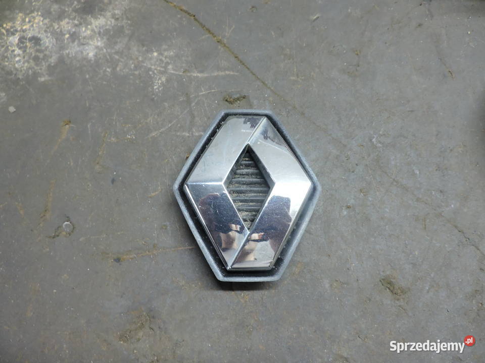 Znaczek, emblemat zderzaka przód Renault scenic II 1.9 DCI