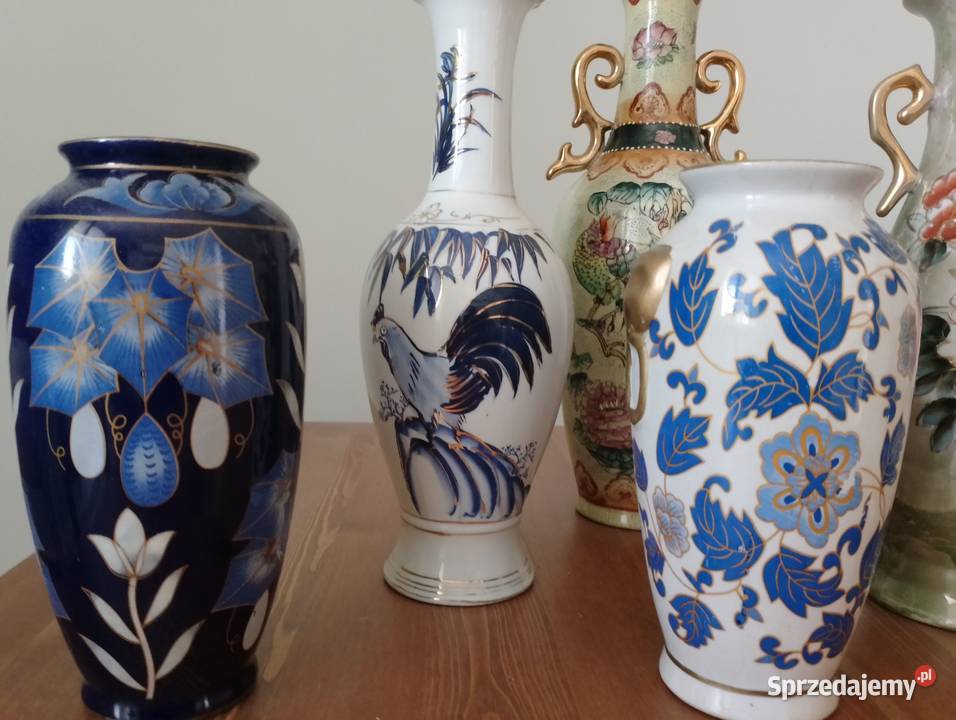 Piękne Dzbanki Antyki Porcelana Wypalane Porcelana i szkło Mogilany