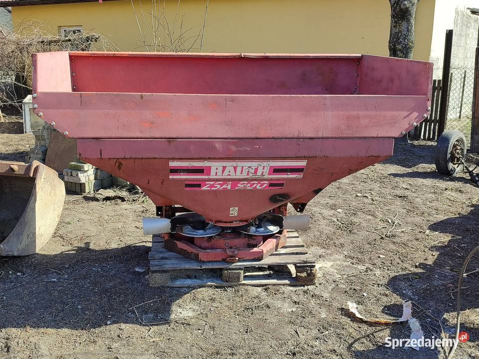 Rozsiewacz Rauch kuhn zsb 900 uszkodzony nieuszkodzony Paprotnia
