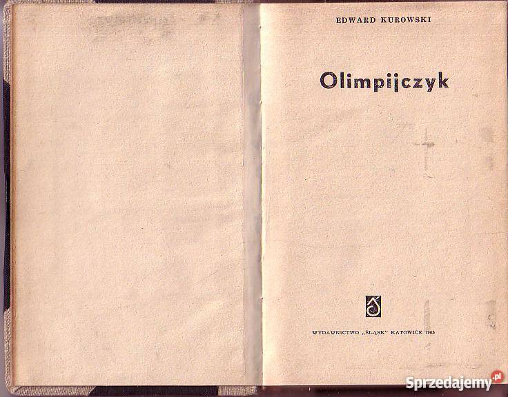 9831 OLIMPIJCZYK EDWARD KUROWSKI Czyrna sprzedam