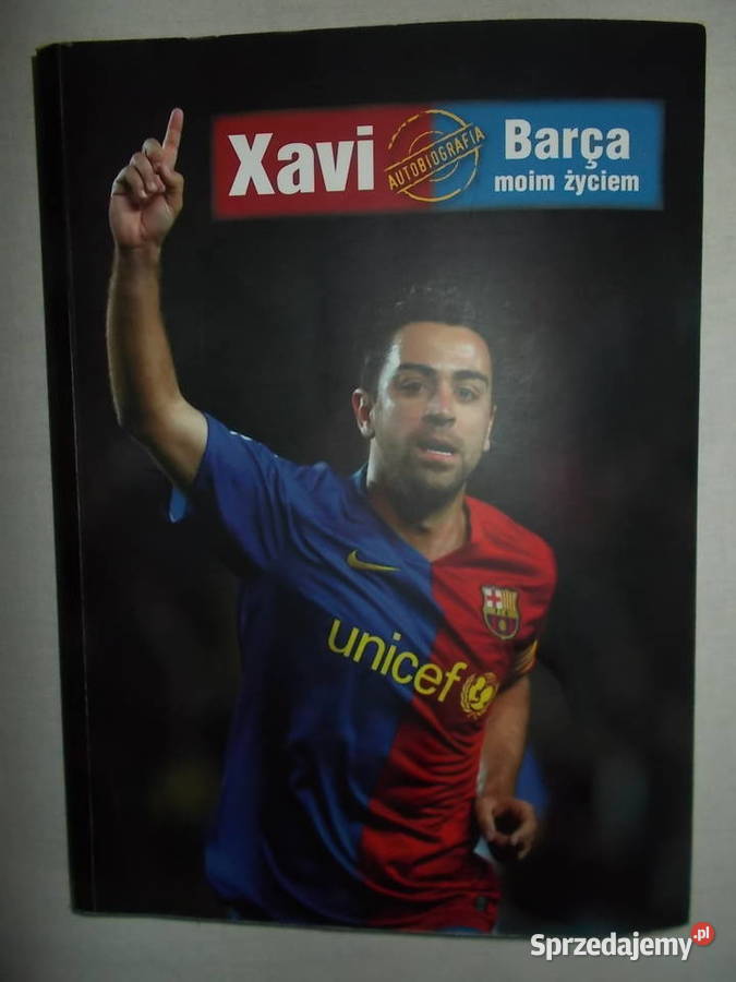 XAVI Barca moim życiem autobiografia miękka z obwolutą Poznań