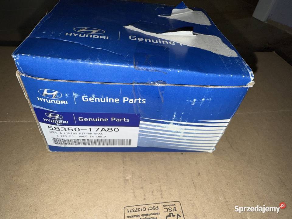 Oryginalny zestaw klocków hamulcowych bębnowych wielkopolskie Oborniki sprzedam