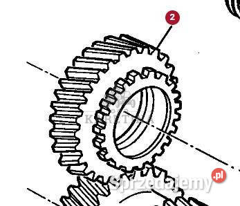 Massey Ferguson 3690 Wałek Zębaty Zębatka