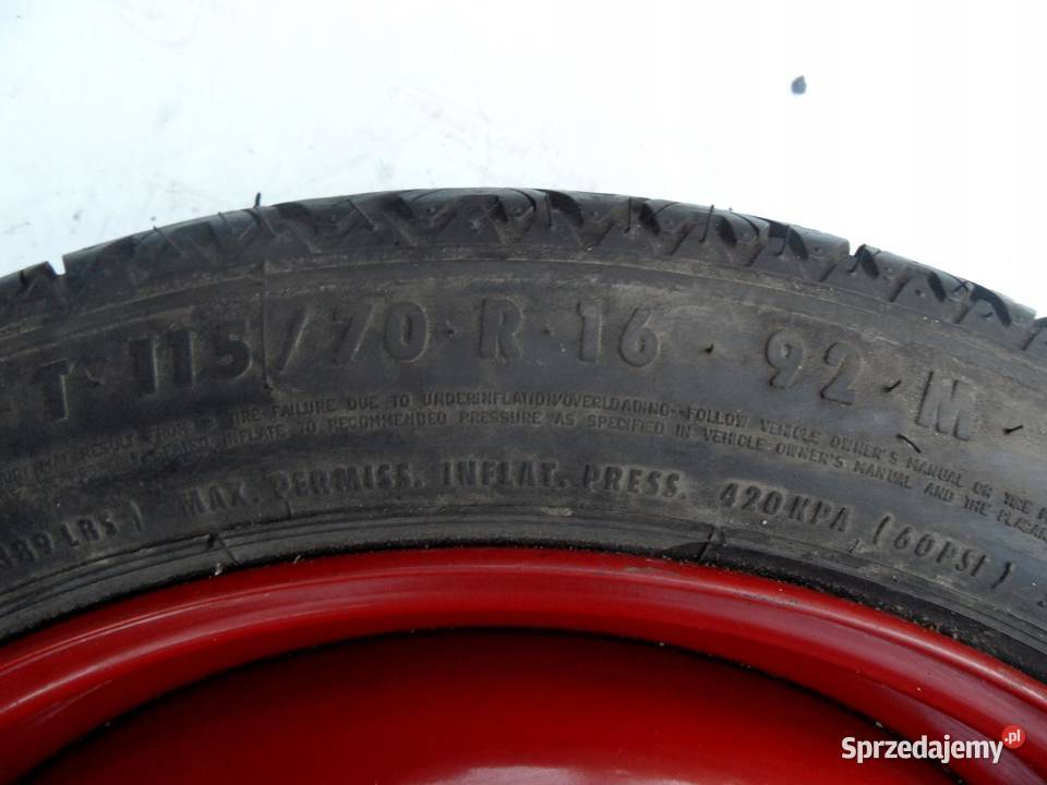 SAAB 95 93 95 I koło dojazdowe 1157016 92M 5x110