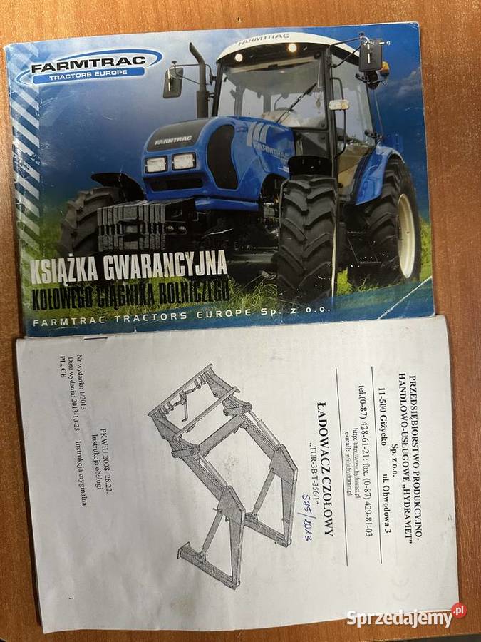 Farmtrac 555 DT Krajowy Ciągnik Rolniczy z Pułtusk