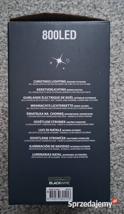 Lampki choinkowe 800 LED zewnętrzne i wewnętrzne Małkinia Górna