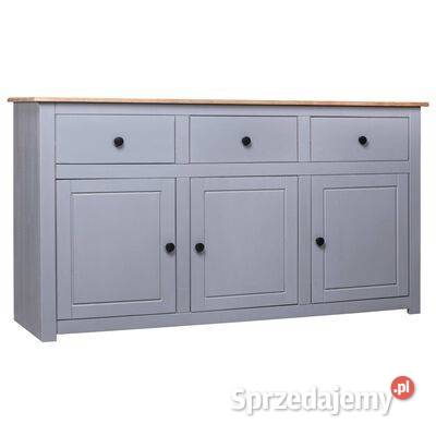 vidaXL Szafka szara 135x40x80 lite drewno mazowieckie sprzedam
