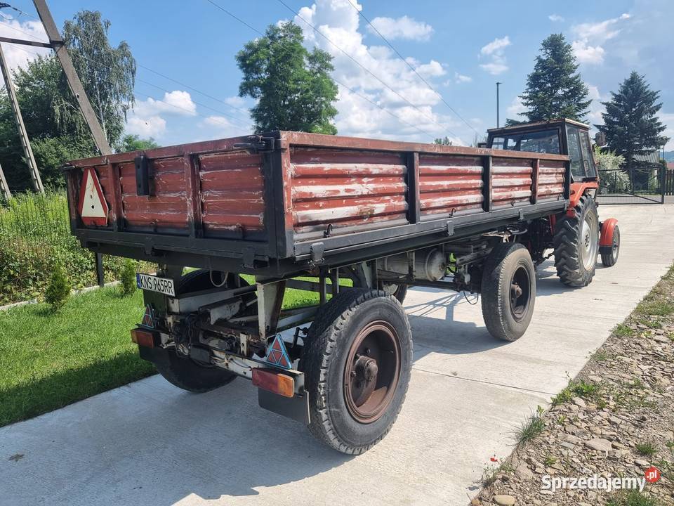 Przyczepa Rolnicza Wywrotka Sanok D44 D46 D47 nieuszkodzony