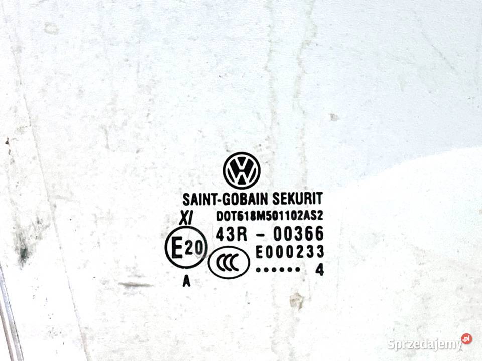 SZYBA PRAWY PRZÓD PODWÓJNA VW PHAETON