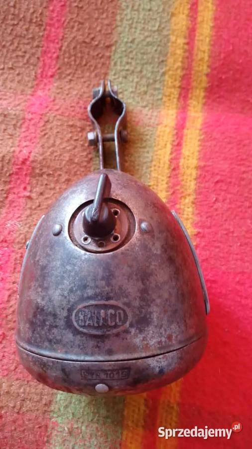 Stara lampa rowerowa BALACO przedwojenna unikat Szczebrzeszyn