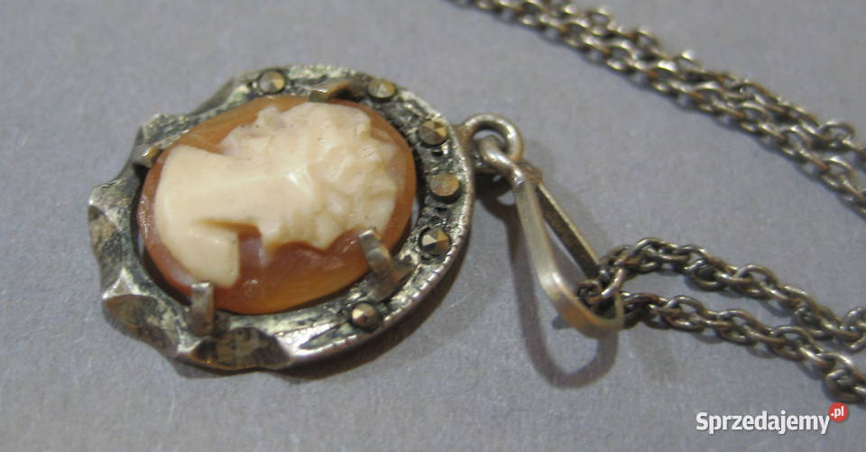 Wisior Srebrny Kamea srebro Warszawa