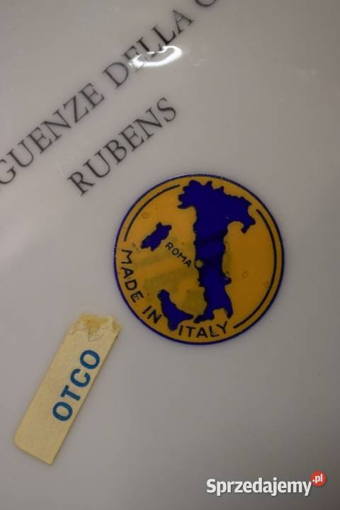 Talerz ozdobny Konsekwencje wojny Peter Rubens Chełmno